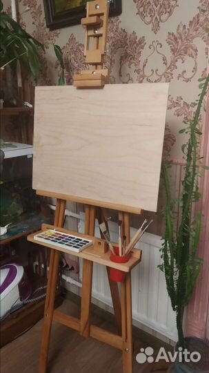 Мольберт из бука, березы на два холста