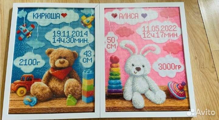 Алмазная метрика вышивка мозаика