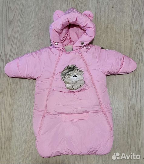 Зимний комбинезон для девочки 68 размер