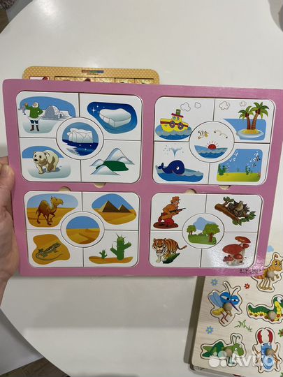 Деревянные сортеры монтессори