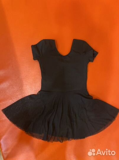 Гимнастический купальник с юбкой