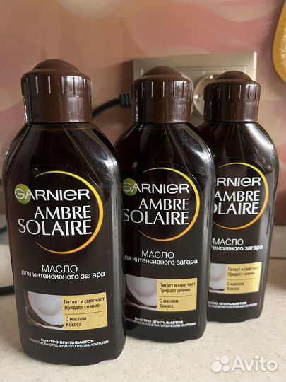 Garnier ambre solaire масло