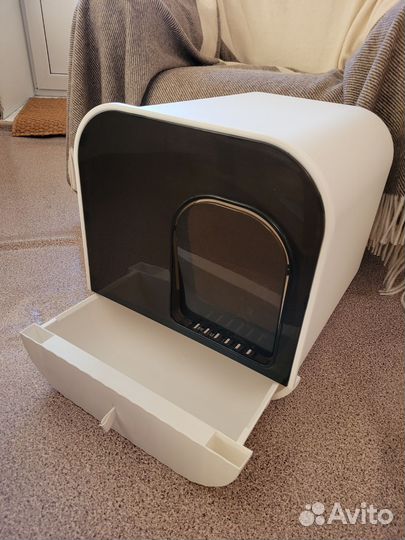 Кошачий лоток закрытый