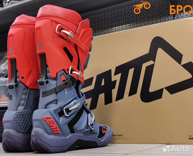 Мотоботы эндуро Leatt 5.5 красные