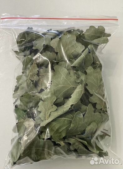 Листья дуба высушенные