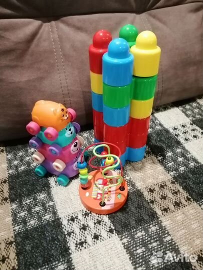 Развивающие игрушки пакетом от 1 года