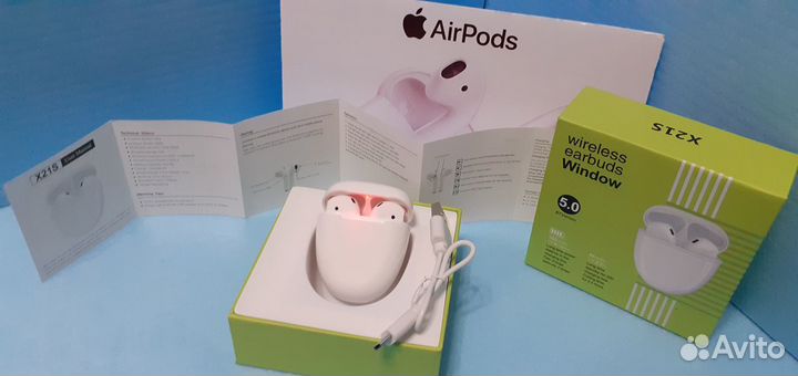 Airpods беспроводные наушники X21S Bluetooth 5.0
