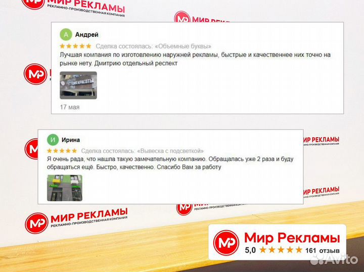 Вывеска/Световые объемные буквы