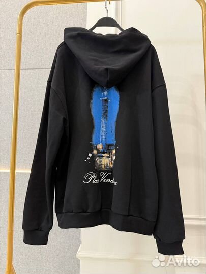 Худи зип vogue balenciaga