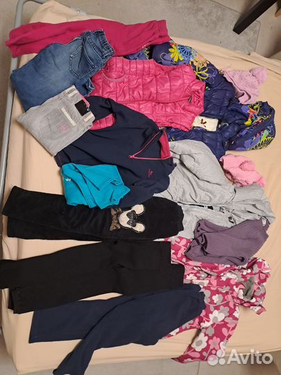 Вещи пакетом на девочку 134 140