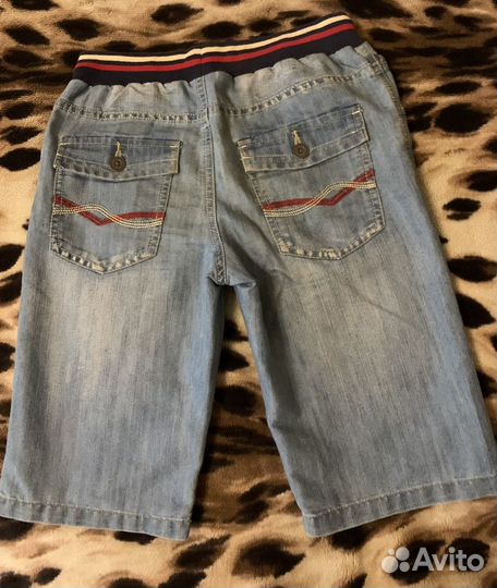 Джинсовые шорты р. 128