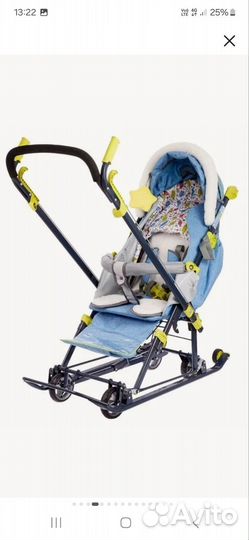 Коляска санки ника 7-7/1