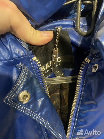 Пуховик Синий с дефектом