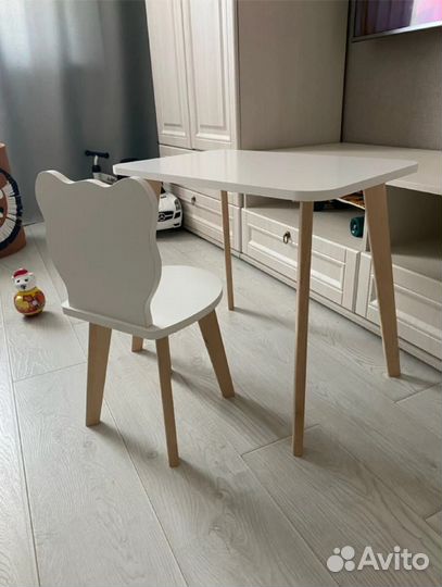 Новый стол и стул мишка