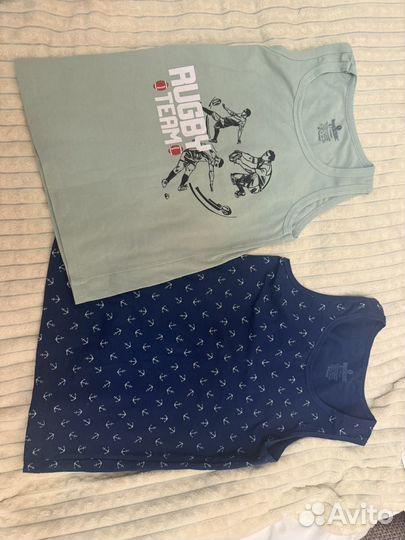2 Майки детские 7-8лет, 128-134 размер