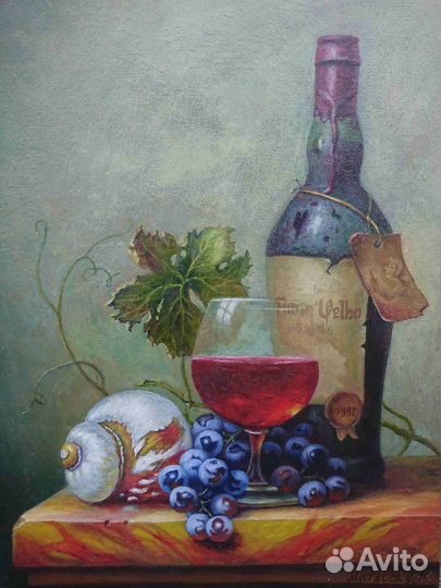 Картина маслом живопись. Натюрморт