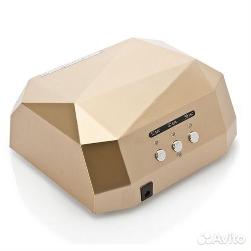 Лампа для сушки ногтей 36W /Гарантия /Золотой