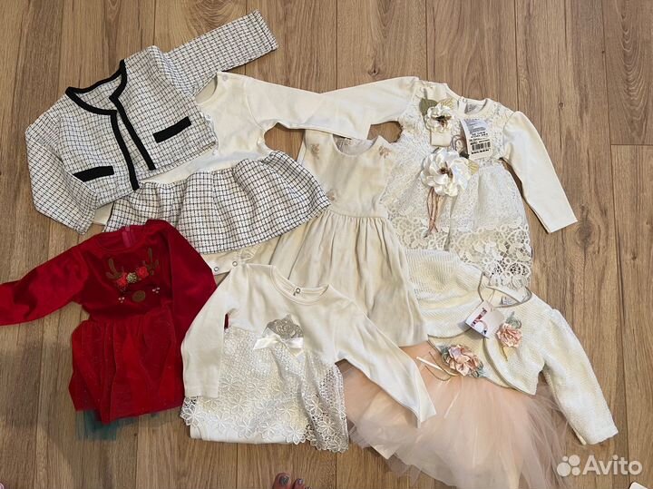 Пакет одежды на девочку 80