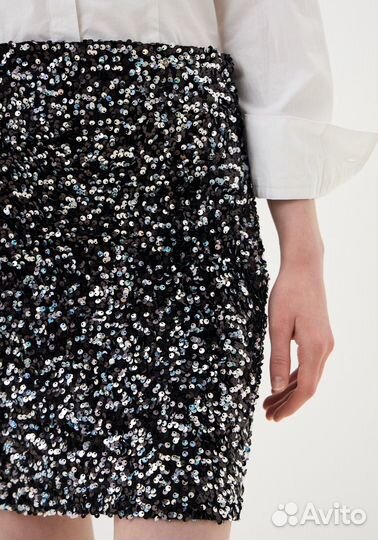 Юбка с пайетками