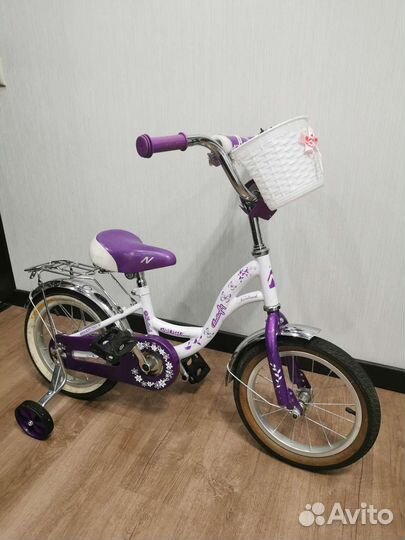 Детский велосипед Novatrack Butterfly 14
