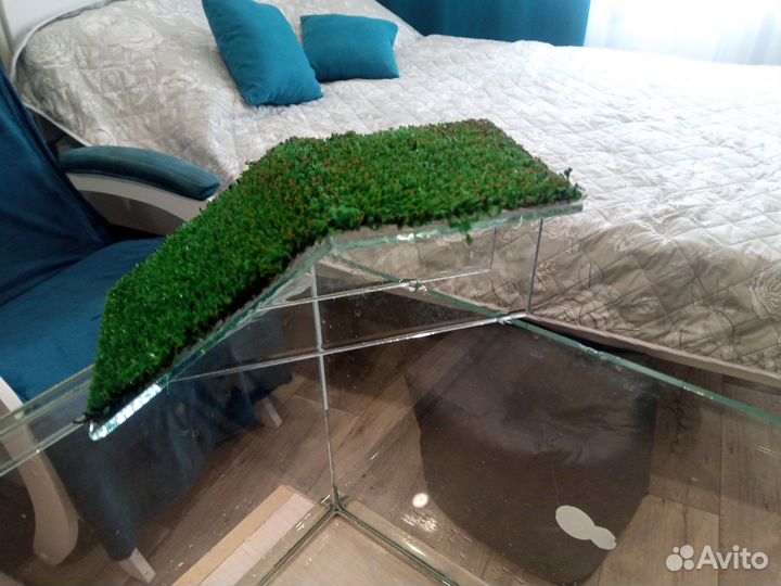 Террариум 30 литров с красноухой черепахой