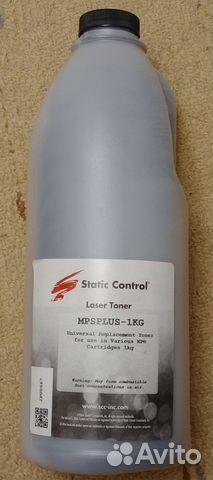 Тонер Static Control mpsplus-1KG