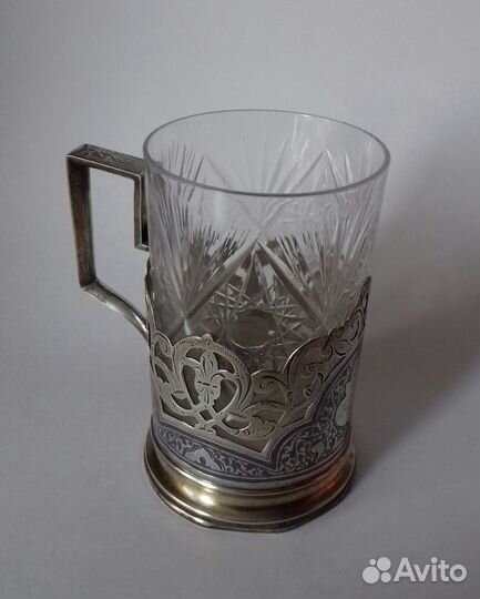 Серебряный советский подстаканник