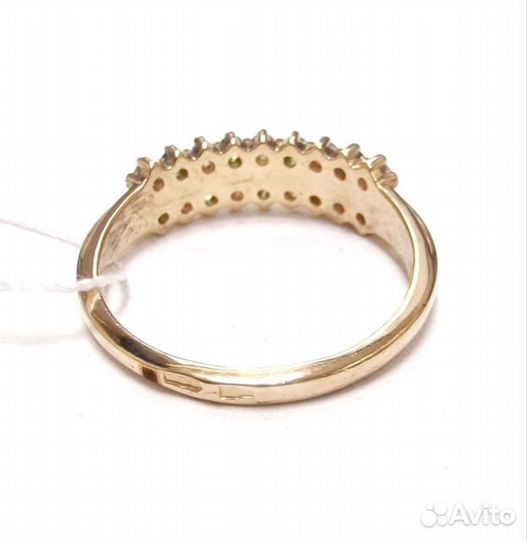 Золотое кольцо с фианитом 20р