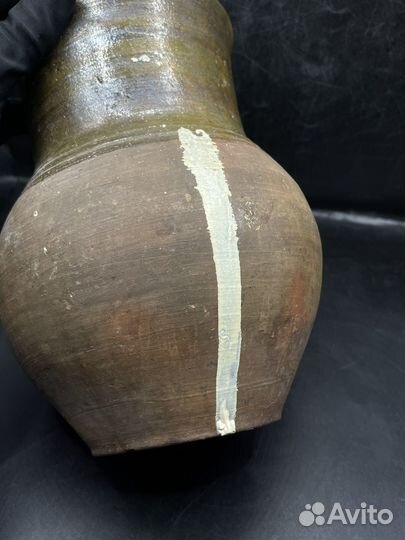 Горшок Старинный Крынка Глечик Глиняный Винтаж
