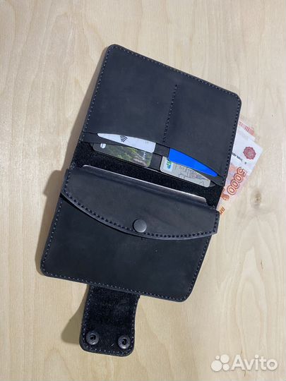 Портмоне ручной работы из натуральной кожи