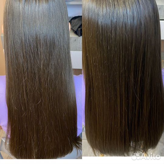 Кератиновое выпрямление ботокс волос