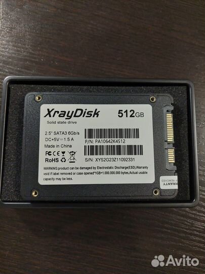 Ssd SATA 512gb с Windоws 10