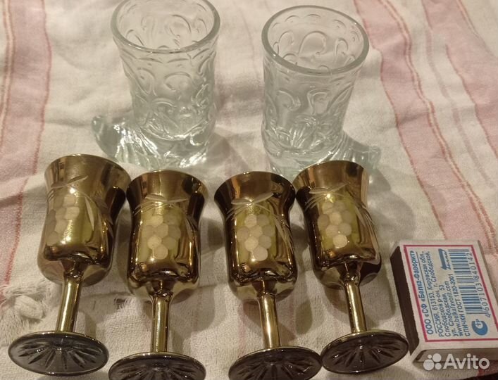 Рюмки стекло/хрусталь
