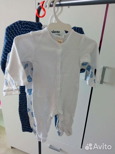 Детские вещи пакетом от 0-3 мес