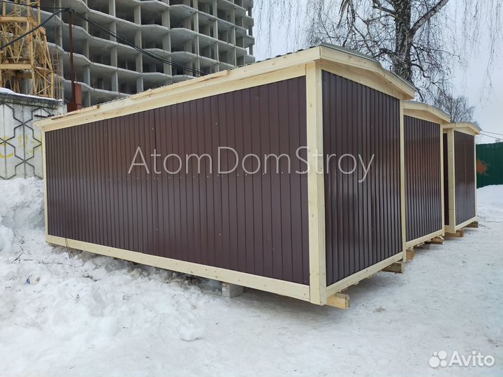 Вагончик с надежной крышей