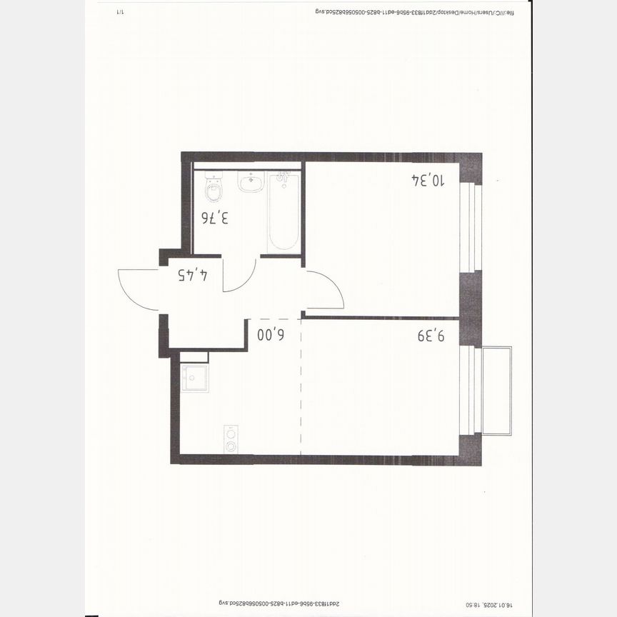 1-к. квартира, 33,9 м², 4/17 эт.