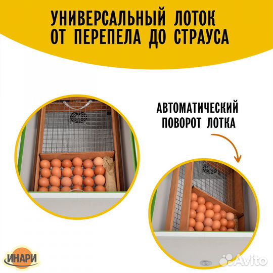 Инкубатор Норма Урал на 200 яиц Автоматический
