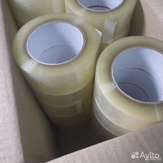 Скотч прозрачный 900 м 50 мкм