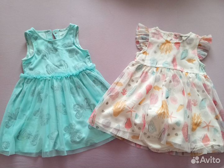 Платье для девочки 86