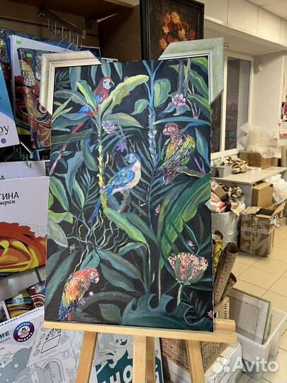 Картина маслом на холсте 50 на 80