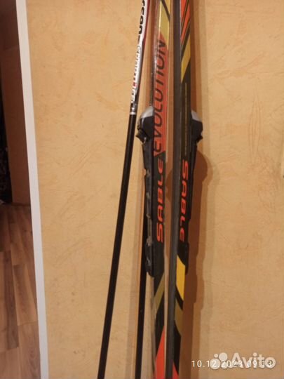 Горные лыжи и ботинки