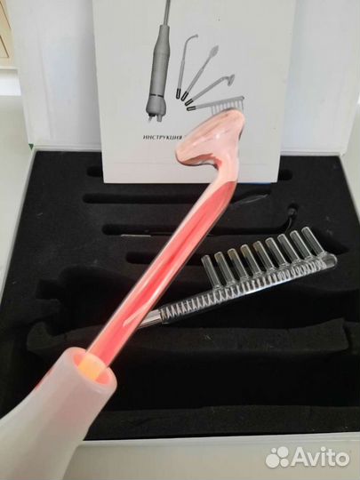 Дарсонваль.Gezatone.Массажер с 4мя насадками