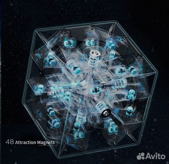 Кубик рубика магнитный