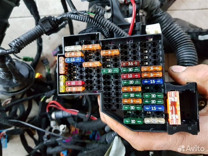 Проводка под капот Porsche Cayenne