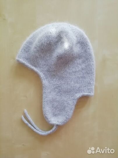 Шапка ушанка весенняя