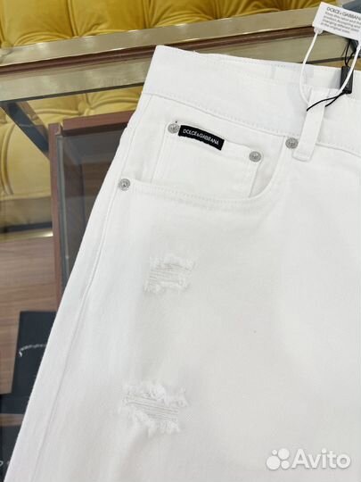 Dolce Gabbana Мужские Джинсовые Шорты Премиум