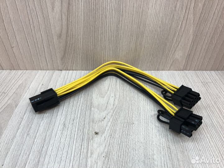 Переходник питания для видеокарт 6pin на 2*8pin