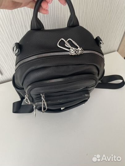 Рюкзак кож зам, много карманов