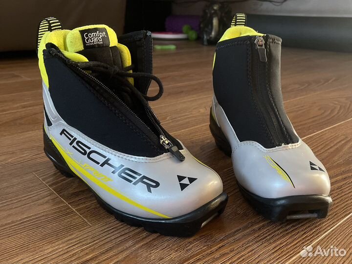 Лыжные ботинки fischer 35