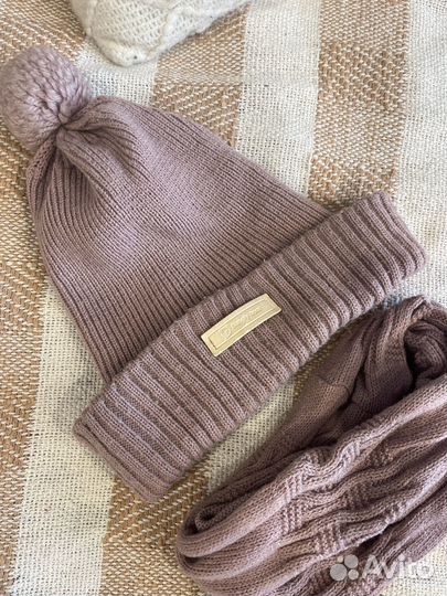 Комплект шапка и снуд для девочки